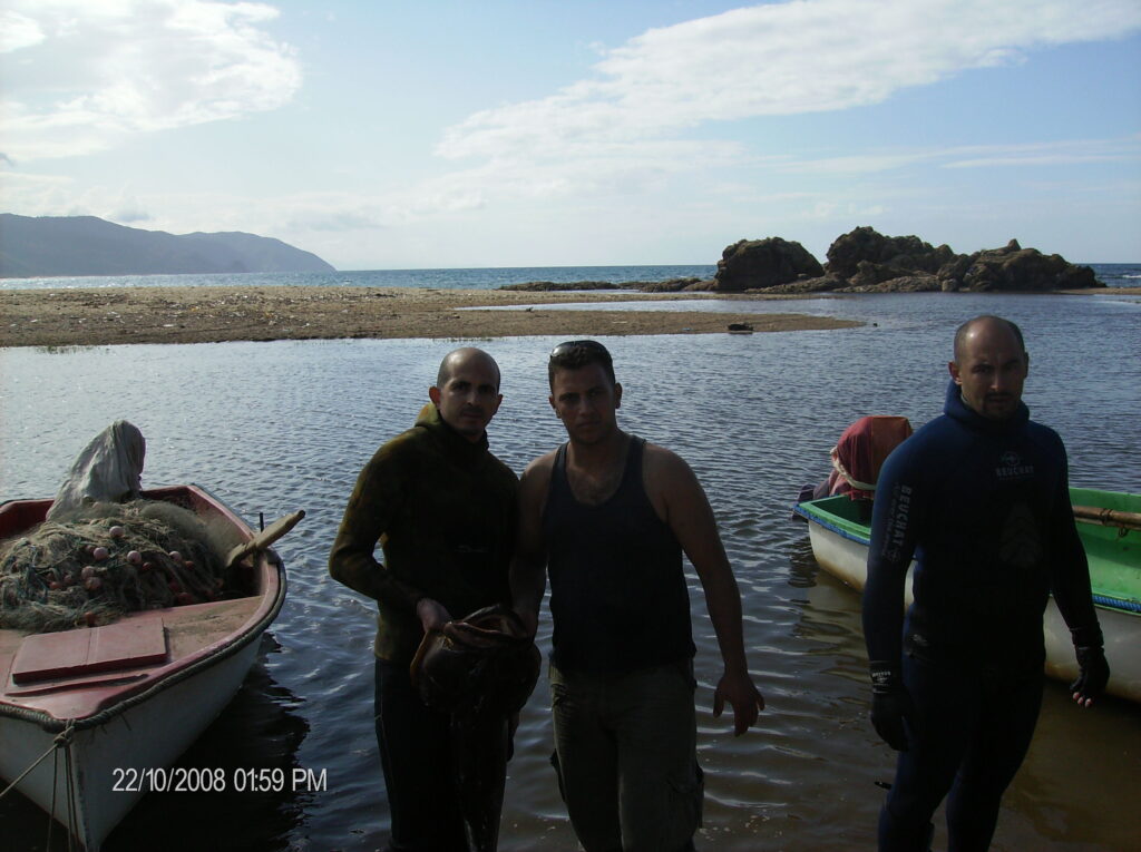 Photo de plongée de Brahim et Lakhdar