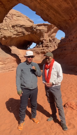 Photo du président et du secrétaire générale adjoint de l'association