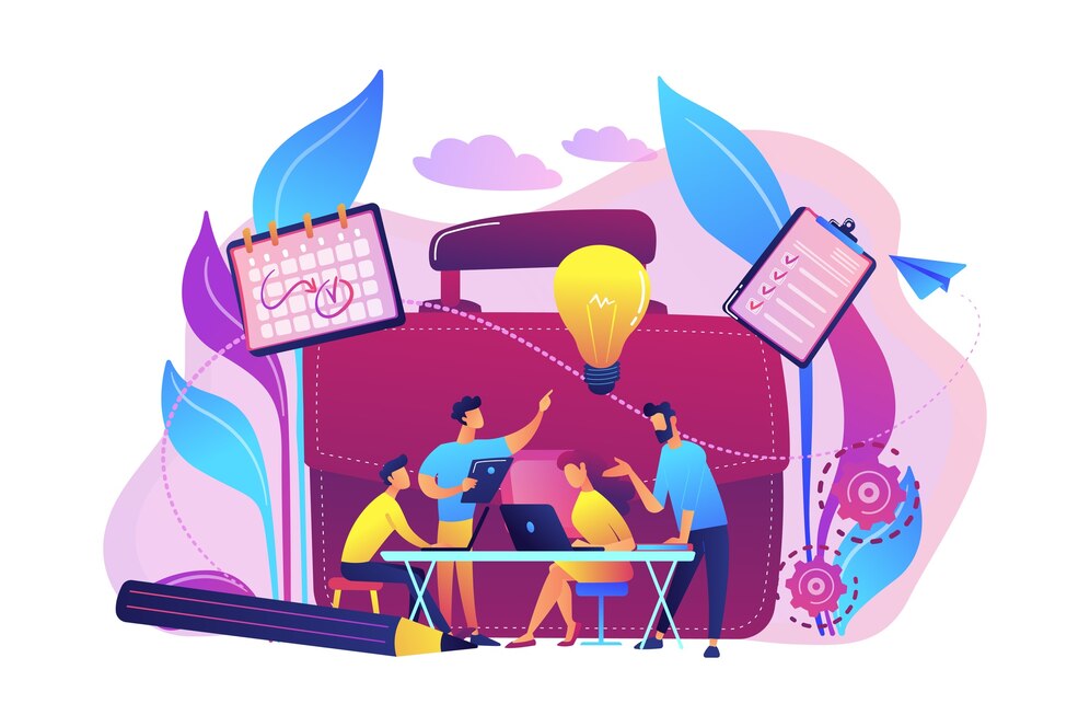 Image symbolisant la réalisation de projets